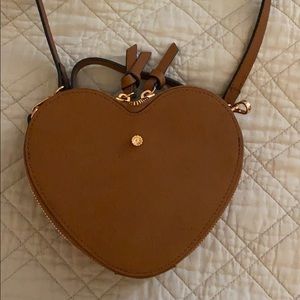 New LC heart shaped crossbody purse